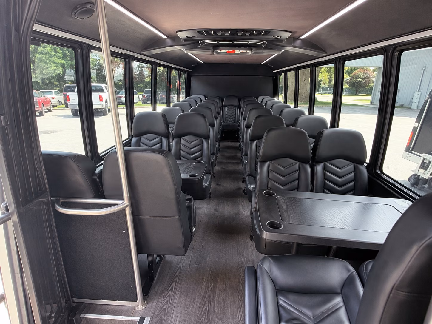 pembroke pines 18 passenger minibus inside
