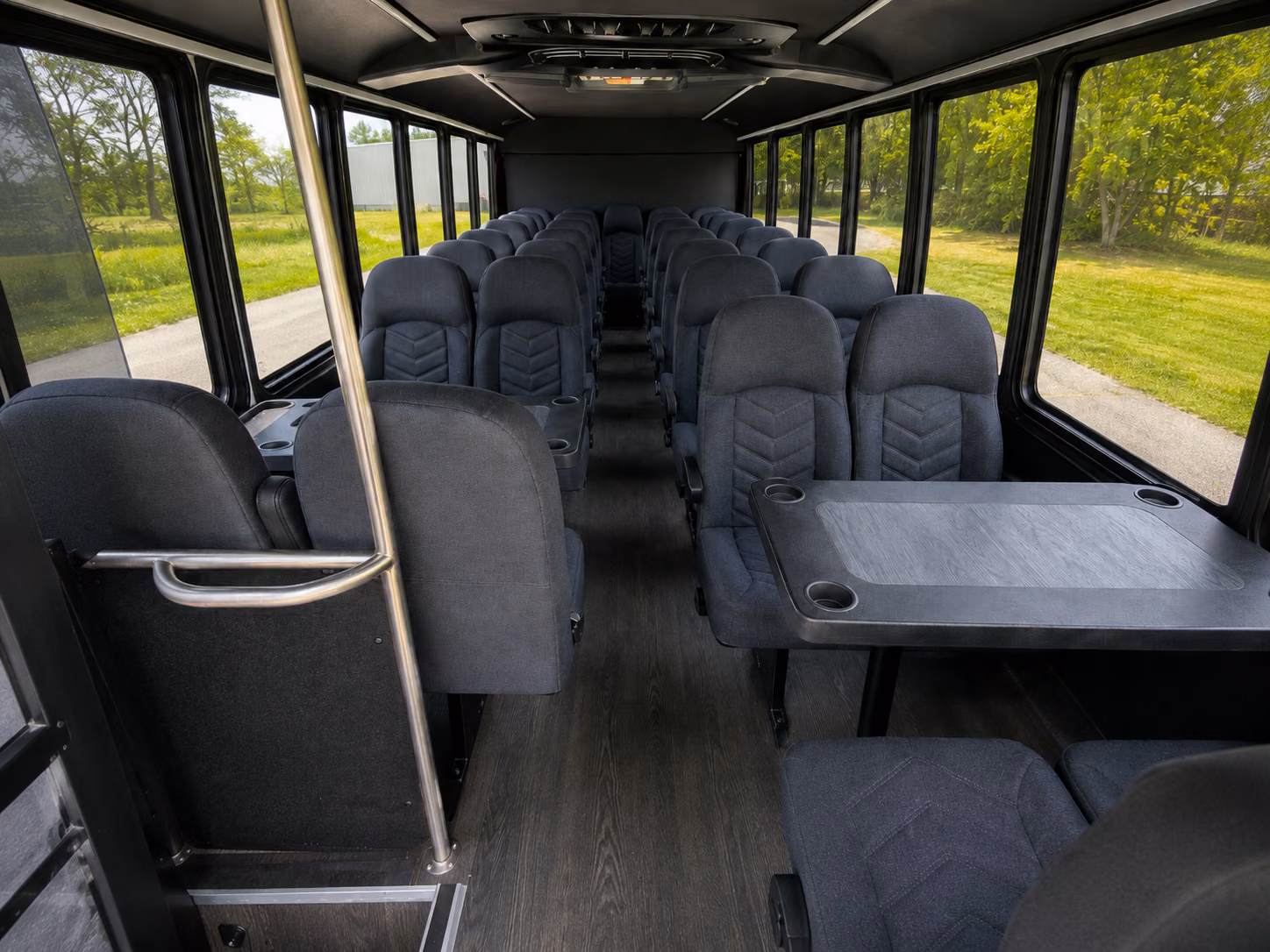 pembroke pines 20 passenger minibus inside