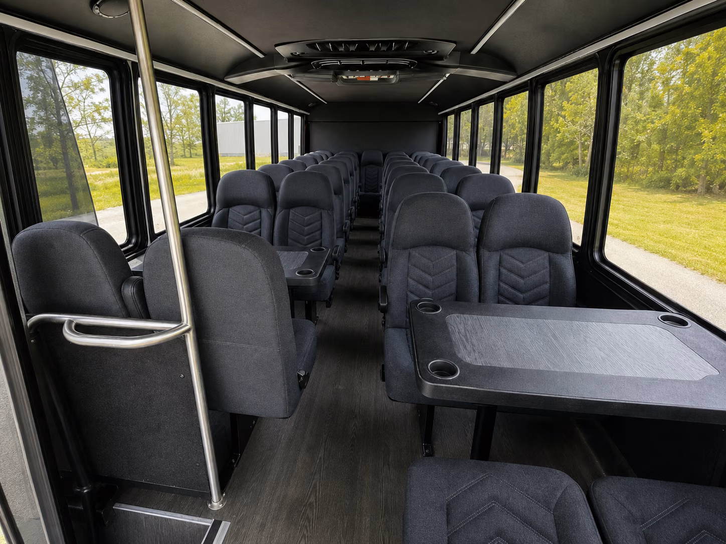 pembroke pines 20 passenger minibus interior