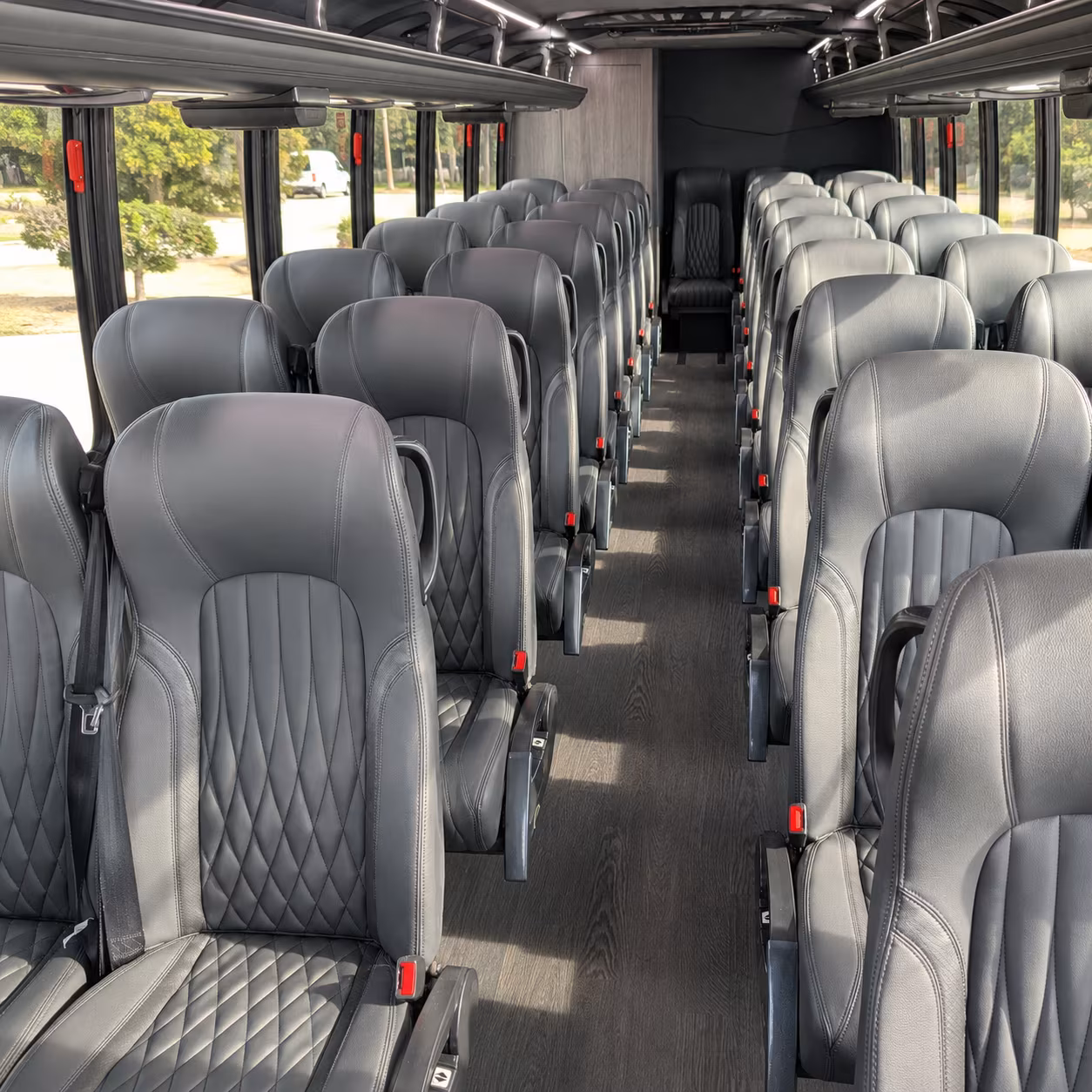 pembroke pines 25 passenger minibus inside