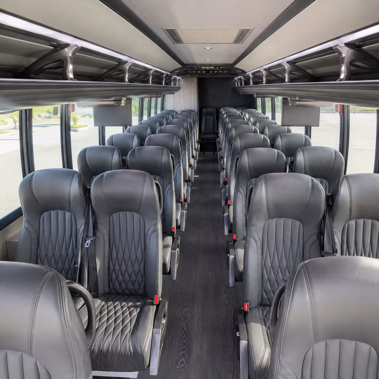 pembroke pines 25 passenger minibus interior