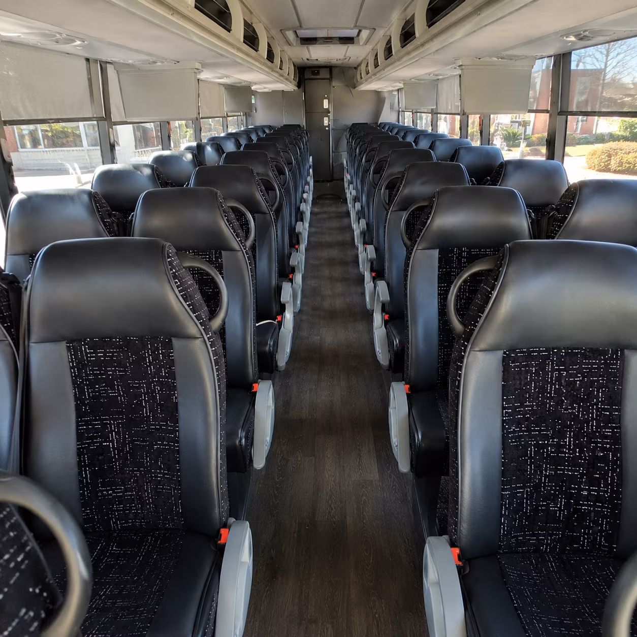 pembroke pines 54 passenger charter bus inside