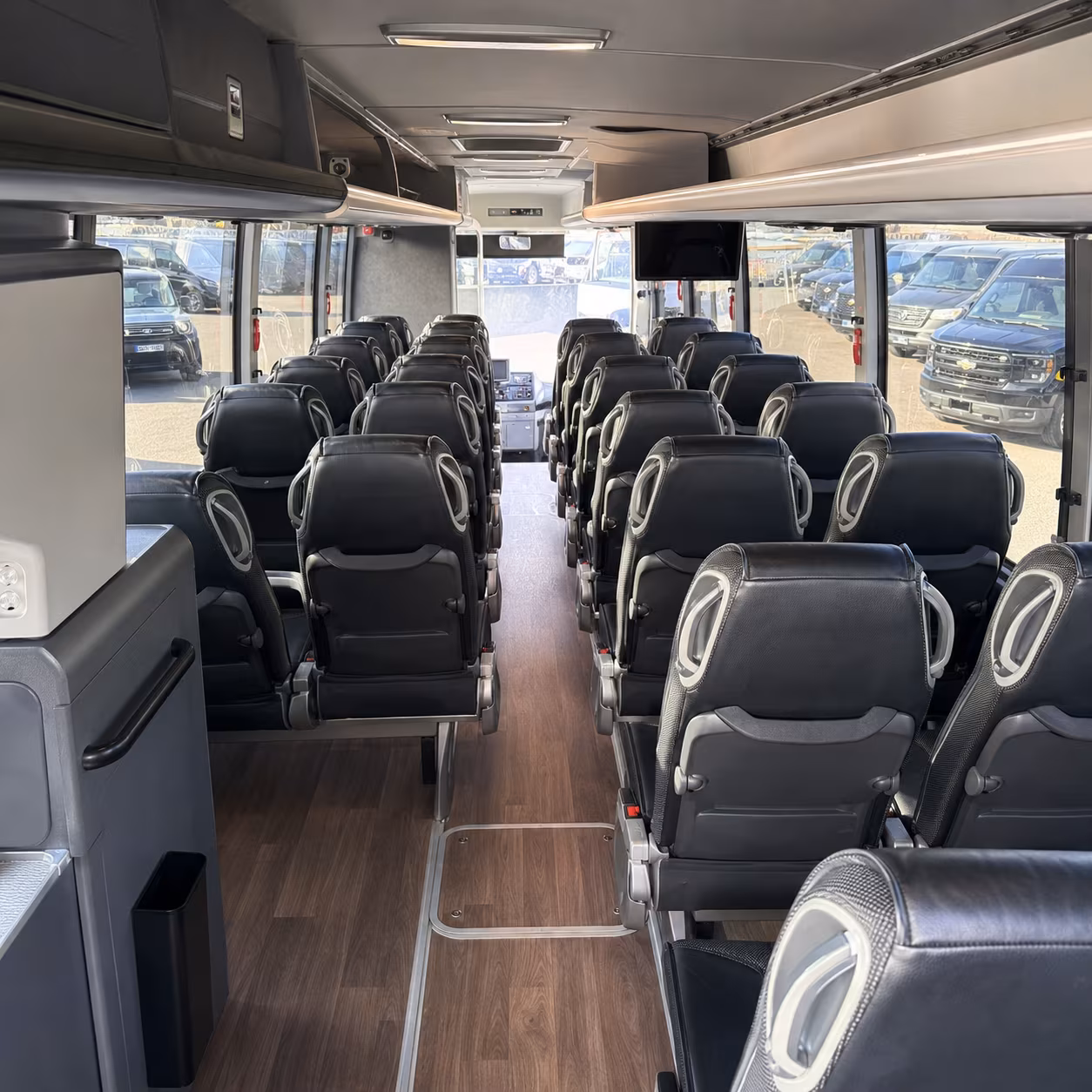 pembroke pines charter bus interior
