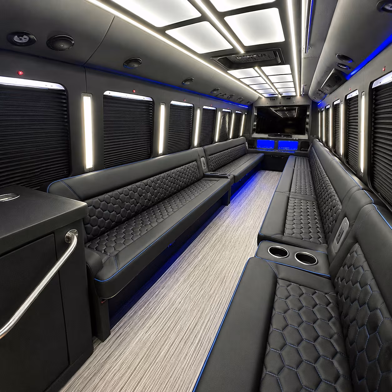 pembroke pines party bus inside